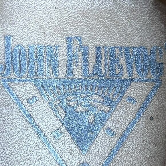 John Fluevog Women’s Slacker Nap Blue Leather Ankle Boot Size US 6.5 - Picture 11 of 11